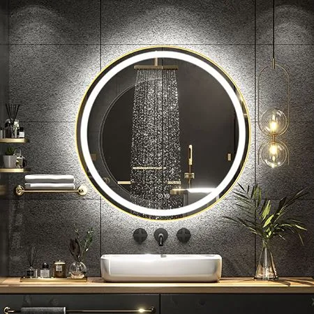 Smart Touch LED-spiegels met frame van aluminiumlegering